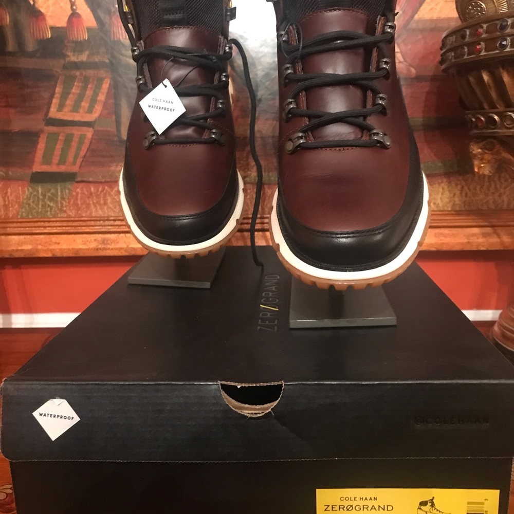 Cole Haan Men’s Cole Haan 4.Zerogrand Hiker WP 10 Brown - Picture 5 of 9